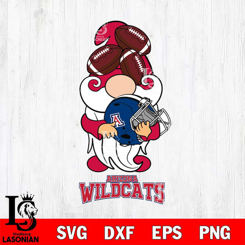 Arizona Wildcats Gnomes Helmet Svg Eps Dxf Png File, Digital Download, Instant Download