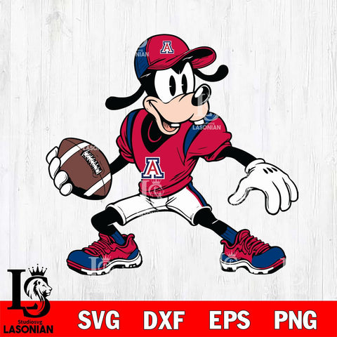 Arizona Wildcats Goofy Svg Eps Dxf Png File, NCAA svg, Digital Download, Instant Download