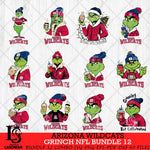 Arizona Wildcats Grinch NCAA Bundle 12 SVG Eps Dxf Png File, Digital Download, Instant Download