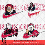 Arizona Wildcats Halloween Nike NCAA Bundle 4 Svg Eps Dxf Png File, Digital Download, Instant Download