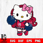 Arizona Wildcats Hello Kitty Cheerleader 7 Svg Eps Dxf Png File, Digital Download, Instant Download