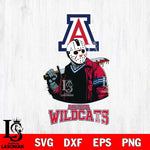 Arizona Wildcats Jason Voorhees 10 Svg Eps Dxf Png File, Digital Download