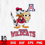 Arizona Wildcats Jason Voorhees 12 Svg Eps Dxf Png File, Digital Download