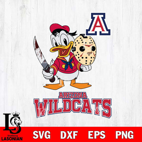 Arizona Wildcats Jason Voorhees 12 Svg Eps Dxf Png File, Digital Download