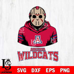 Arizona Wildcats Jason Voorhees 4 Svg Eps Dxf Png File, Digital Download