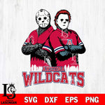 Arizona Wildcats Jason Voorhees 8 Svg Eps Dxf Png File, Digital Download