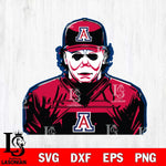 Arizona Wildcats Michael Myers Horror Halloween Svg Eps Dxf Png File, NCAA svg, Digital Download, Instant Download