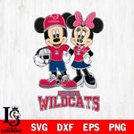 Arizona Wildcats Mickey Minnie Mouse Helmet Svg Eps Dxf Png File, NCAA svg , File Cut , Digital Download , Instant Download, Cut Svg Files