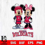 Arizona Wildcats Mickey Minnie Mouse Pink Svg Eps Dxf Png File, NCAA svg , File Cut , Digital Download , Instant Download, Cut Svg Files