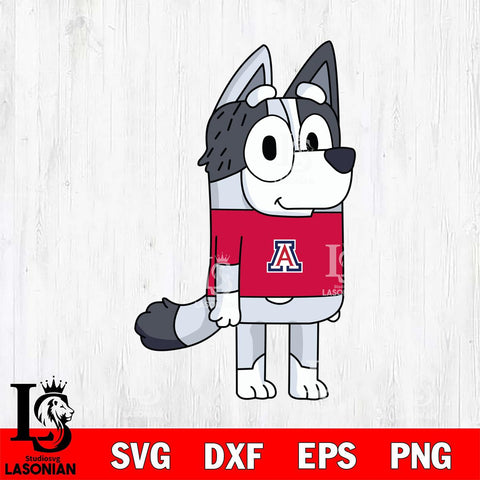 Arizona Wildcats Muffin Bluey Svg Eps Dxf Png File, Digital Download, Instant Download