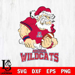 Arizona Wildcats Santa Claus Angry Svg dxf eps png pdf file,NCAA svg,Digital Download,Cricut file