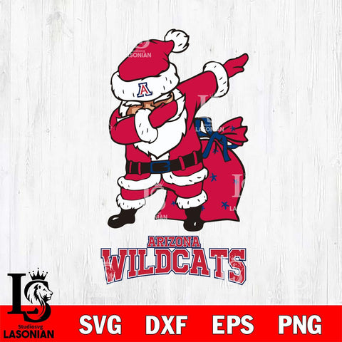 Arizona Wildcats Santa Claus Ugly Svg dxf eps png pdf file,NCAA svg,Digital Download,Cricut file