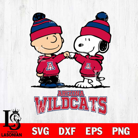 Arizona Wildcats Snoopy Sport 9 Svg Eps Dxf Png File, Digital Download