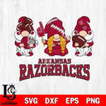 Arkansas Razorbacks 3 Gnomes Football Svg Eps Dxf Png File, Digital Download, Instant Download