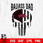 Arkansas Razorbacks Badass Dad Svg Eps Dxf Png File, Digital Download, Instant Download