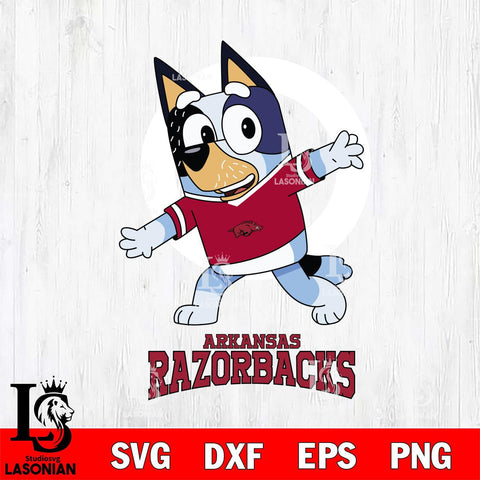 Arkansas Razorbacks Bandit Heeler Rugby Svg Eps Dxf Png File, Digital Download ,Instant Download, Cricut File