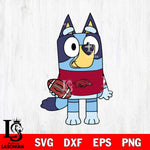 Arkansas Razorbacks Bluey 2 Svg Eps Dxf Png File, Digital Download, Instant Download