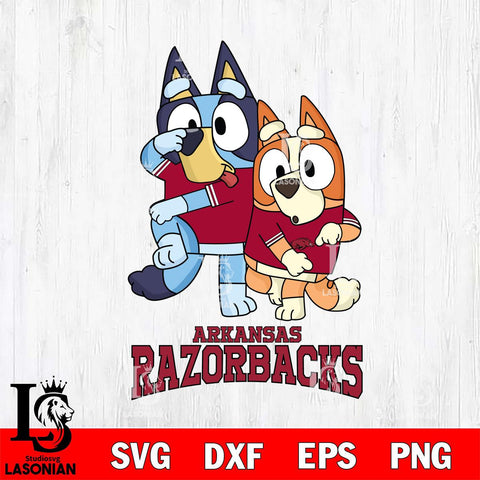 Arkansas Razorbacks Bluey Chilli Dance Mode Svg Eps Dxf Png File, Digital Download, Instant Download