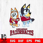 Arkansas Razorbacks Bluey Chilli Mode Dance Svg Eps Dxf Png File, Digital Download, Instant Download