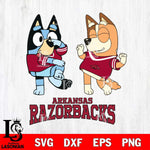 Arkansas Razorbacks Bluey Chilli Sport Svg Eps Dxf Png File, Digital Download, Instant Download