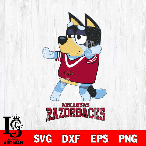 Arkansas Razorbacks Bluey Dad Dance Svg Eps Dxf Png File, Digital Download, Instant Download