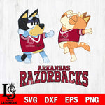 Arkansas Razorbacks Bluey Dance Svg Eps Dxf Png File, Digital Download, Instant Download