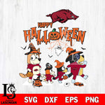 Arkansas Razorbacks Bluey Halloween Family Svg Eps Dxf Png File, Digital Download, Instant Download