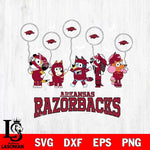 Arkansas Razorbacks Bluey Halloween Spooky Svg Eps Dxf Png File, Digital Download, Instant Download