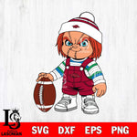 Arkansas Razorbacks Chucky Horror 6 Svg Eps Dxf Png File, NCAA svg, Digital Download, Instant Download