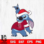 Arkansas Razorbacks Disney Lilo & Stitch Christmas Svg Eps Dxf Png File, Digital Download, Instant Download