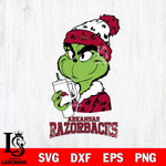 Arkansas Razorbacks Grinch Bougie Leopard Svg Eps Dxf Png File, Digital Download, Instant Download