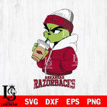 Arkansas Razorbacks Grinch Bougie Sport Svg Eps Dxf Png File, Digital Download, Instant Download