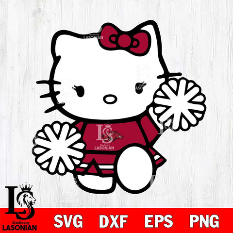 Arkansas Razorbacks Hello Kitty sport 4 Svg Eps Dxf Png File, NCAA svg, Digital Download, Instant Download