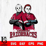 Arkansas Razorbacks Jason Voorhees 8 Svg Eps Dxf Png File, Digital Download