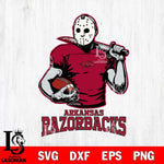 Arkansas Razorbacks Jason Voorhees 9 Svg Eps Dxf Png File, Digital Download