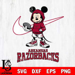 Arkansas Razorbacks Mikey Mouse Disney NIKE, Svg Eps Dxf Png File, Digital Download