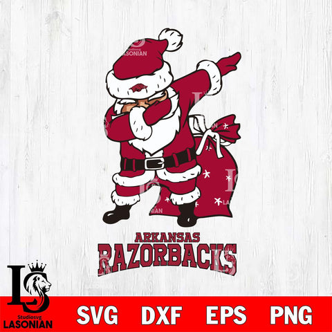 Arkansas Razorbacks Santa Claus Ugly Svg dxf eps png pdf file,NCAA svg,Digital Download,Cricut file