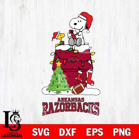 Arkansas Razorbacks Snoopy Sport 11 Svg Eps Dxf Png File, Digital Download