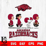 Arkansas Razorbacks Snoopy Sport 12 Svg Eps Dxf Png File, Digital Download