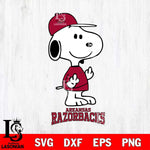 Arkansas Razorbacks Snoopy Sport 8 Svg Eps Dxf Png File, Digital Download