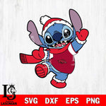 Arkansas Razorbacks Stitch Disney Christmas Svg Eps Dxf Png File, Digital Download, Instant Download