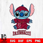 Arkansas Razorbacks Stitch Mummy Svg Eps Dxf Png File, NCAA svg, Digital Download, Instant Download