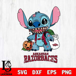 Arkansas Razorbacks Stitch Zombie Svg Eps Dxf Png File, NCAA svg, Digital Download, Instant Download