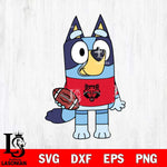 Arkansas State Red Wolves Bluey 2 Svg Eps Dxf Png File, Digital Download, Instant Download