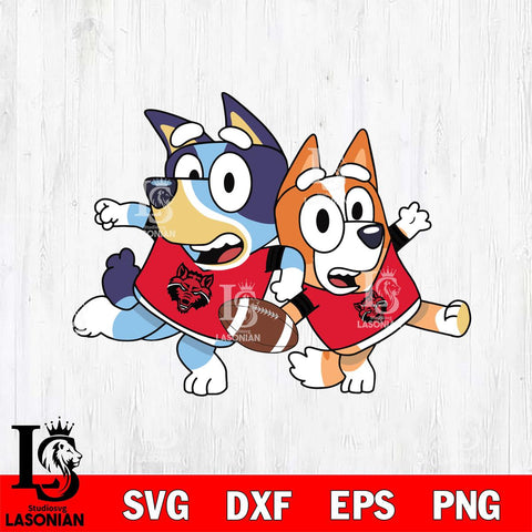 Arkansas State Red Wolves Bluey Svg Eps Dxf Png File, Digital Download, Instant Download