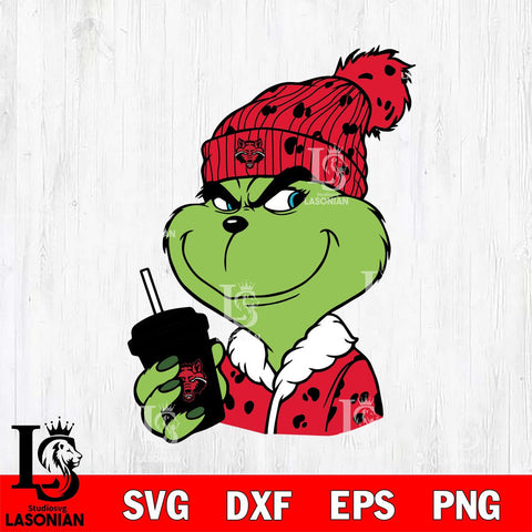 Arkansas State Red Wolves Boujee Grinch 3 Svg Eps Dxf Png File, Digital Download, Instant Download