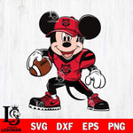 Arkansas State Red Wolves Mickey Mouse Svg Eps Dxf Png File, NCAA svg, Digital Download, Instant Download