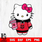 Arkansas State Red Wolves Pretty Hello Kitty Svg Eps Dxf Png File, Digital Download, Instant Download