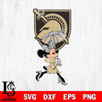 Army Black Knights Fancy Minnie Svg Eps Dxf Png File, Digital Download, Instant Download