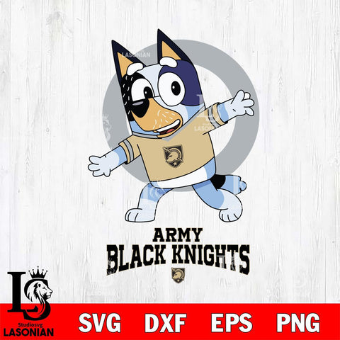 Army Black Knights Bandit Heeler Rugby Svg Eps Dxf Png File, Digital Download ,Instant Download, Cricut File